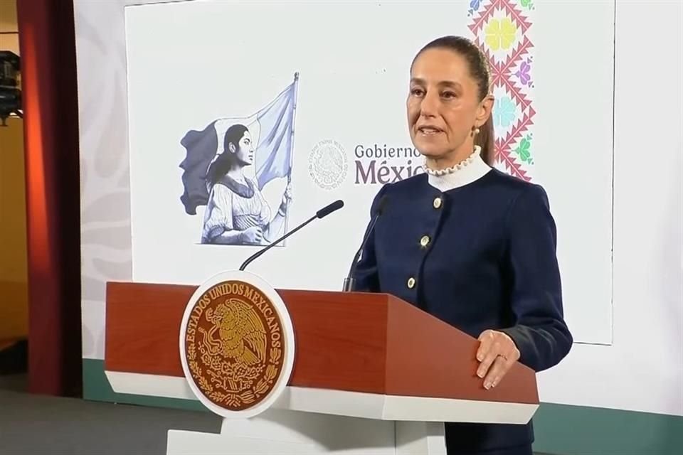 Claudia Sheinbaum, Presidenta de México.