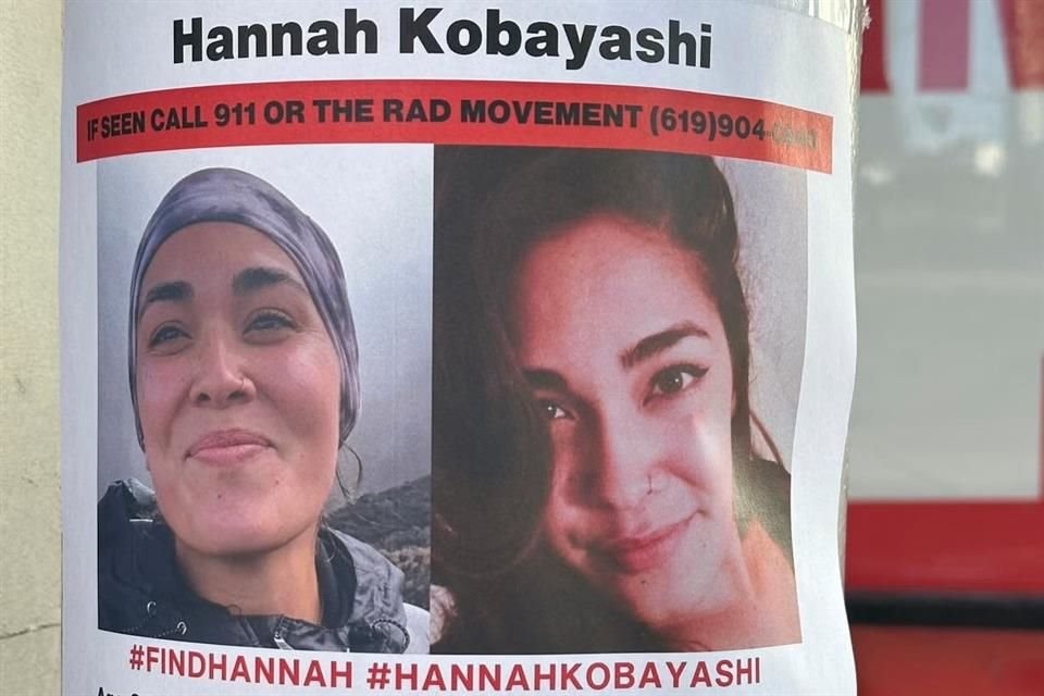 La desaparecida se trata de Hannah Kobayashi, de 30 años, quien parecía no haber sufrido daño alguno cuando caminó sola hacia un túnel en el cruce de San Ysidro.