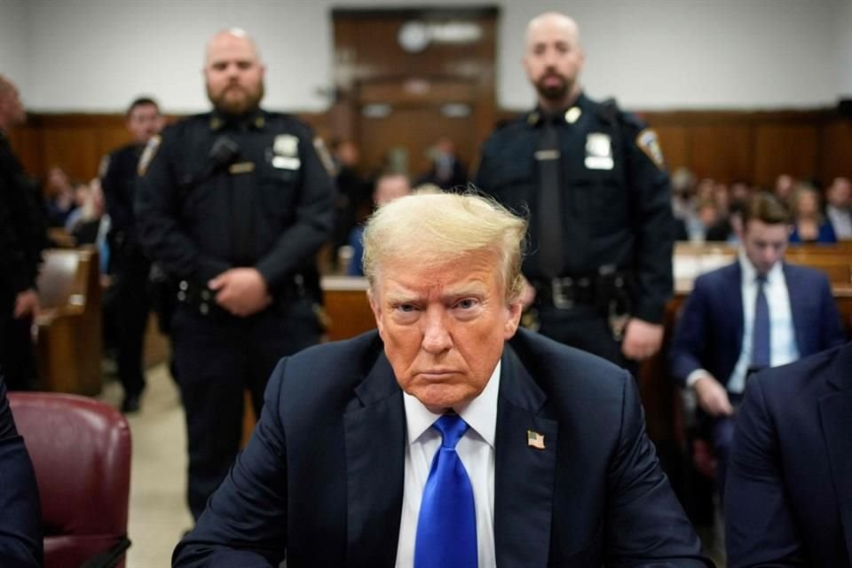 Donald Trump durante un juicio en la corte de Manhattan el 30 de mayo del 2024.