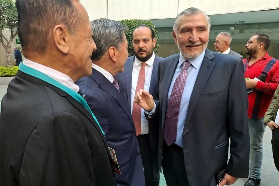 Adán Augusto López, jefe de la bancada de Morena en el Senado.