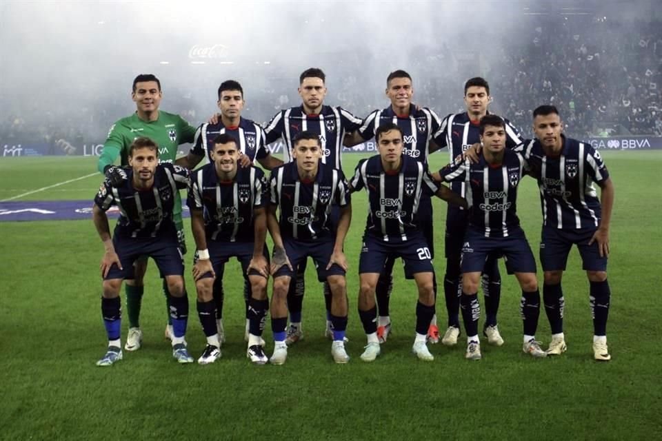 Así salió Rayados al partido.