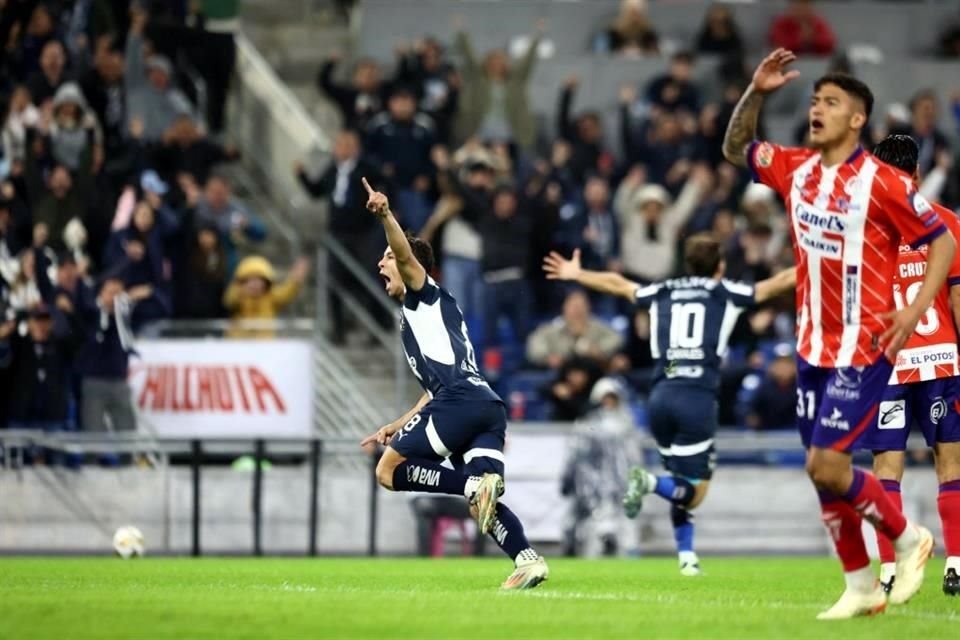 Con doblete de Óliver Torres y tantos de Berterame, un autogol y Brandon, Rayados goleó 5-1 a San Luis y se metió a la Final con global de 6-3.