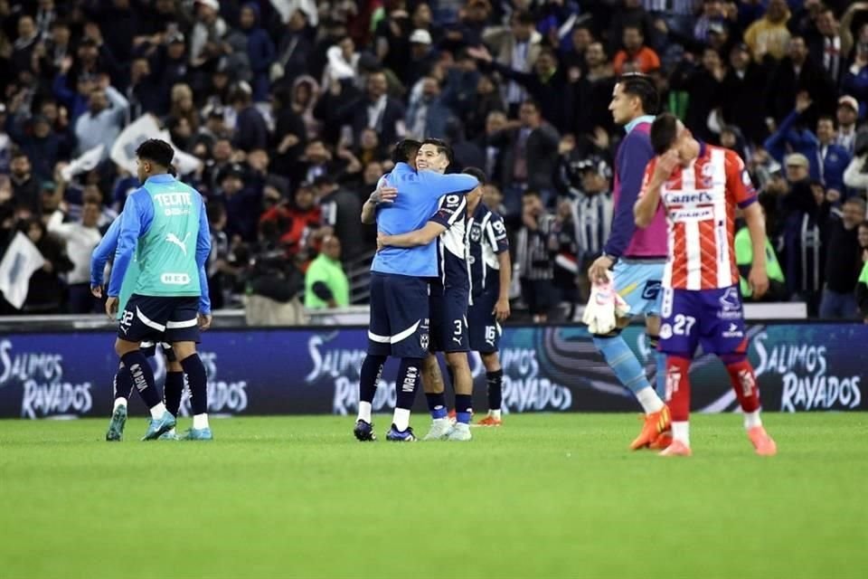 Más de la celebración de Rayados por su pase a la Final.