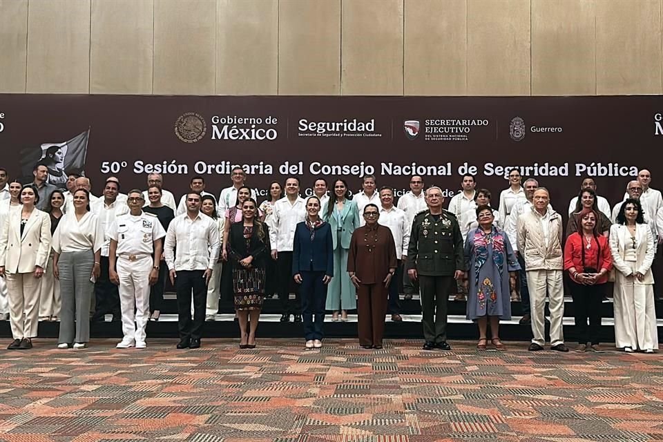 El Consejo Nacional de Seguridad Pública se llevó a cabo en Acapulco.