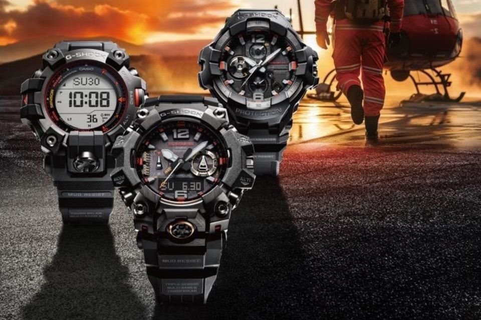 Casio lanzó en México los relojes Gravitymaster, Mudmaster y Mudman, relojes de la serie G-Shock diseñados para la aventura.