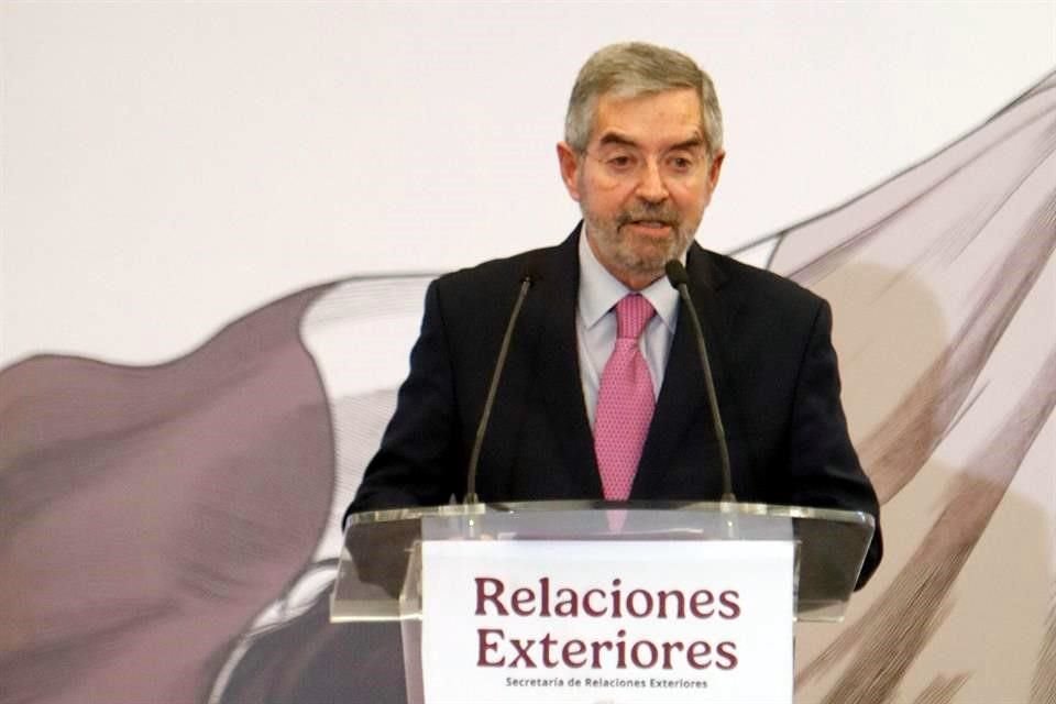 El Canciller Juan Ramón de la Fuente dedicó una reflexión a la ética, durante el aniversario del Instituto Matías Romero.