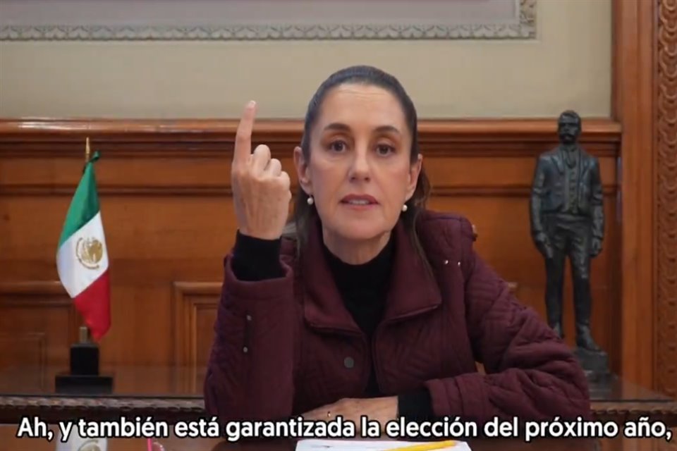 Tras celebrar aprobación del presupuesto para 2025, Sheinbaum aseguró que está garantizada la elección de jueces, magistrados y Ministros.