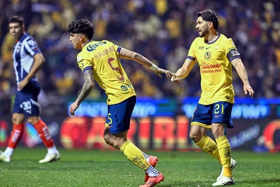 Antes de anotar el 1-1, Kevin Álvarez dejó ir una clara, al mandar su disparo por arriba.