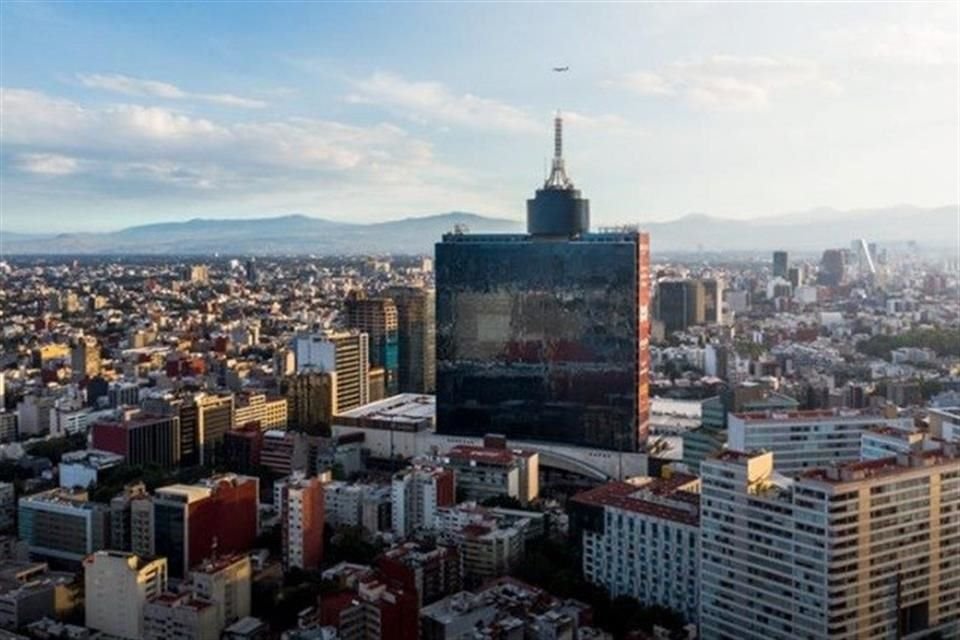 Imagen panorámica de la Ciudad de México.