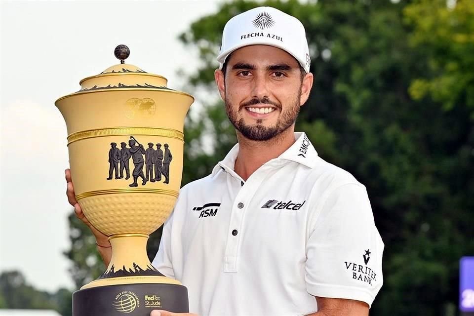 Abraham Ancer requirió de 3 golpes para asegurar el título, en lo que era un par 4.