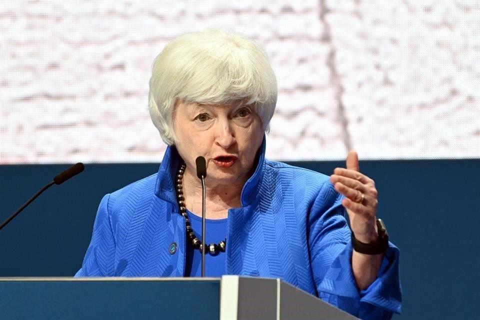 La secretaria del Tesoro estadounidense, Janet Yellen, dijo que el aumento del techo de deuda 'simplemente permite que el Tesoro pague los gastos previamente aprobados'.