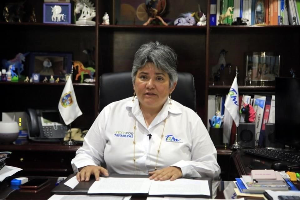 Gloria Molina, Secretaria de Salud de Tamaulipas.