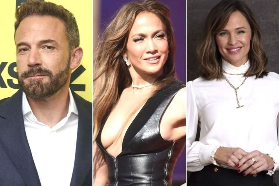 Ben Affleck se reunió con sus dos ex esposas, Jennifer Lopez y Jennifer Garner para ver una obra de teatro donde participan sus hijas.