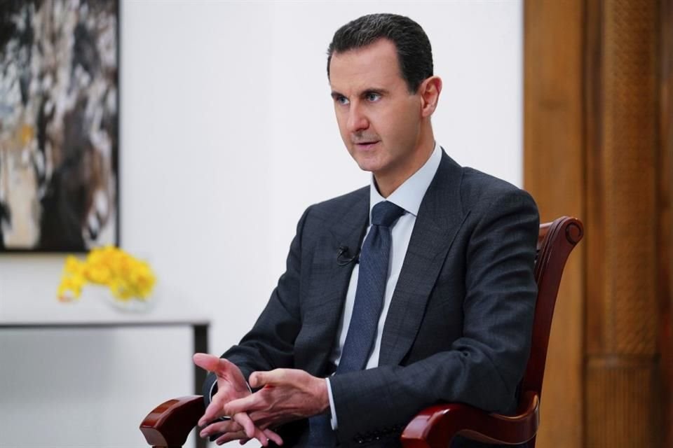 El entonces Presidente Bashar al Assad durante una entrevista en Damasco, el 9 de noviembre del 2019.