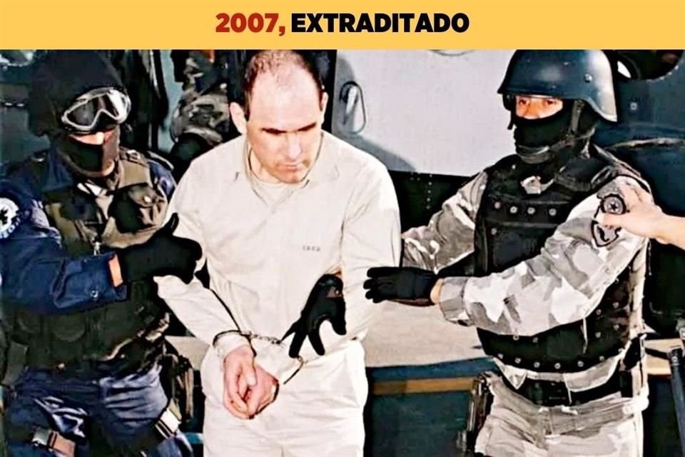 En 2007, Cárdenas Guillén fue extraditado a EU.