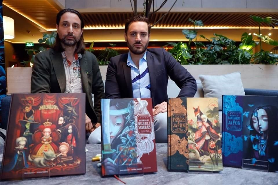 Sébastien Perez y Benjamin Lacombe han hecho mancuerna en varios libros editados por Edelvives, el más reciente 'Historias de mujeres samuráis'.