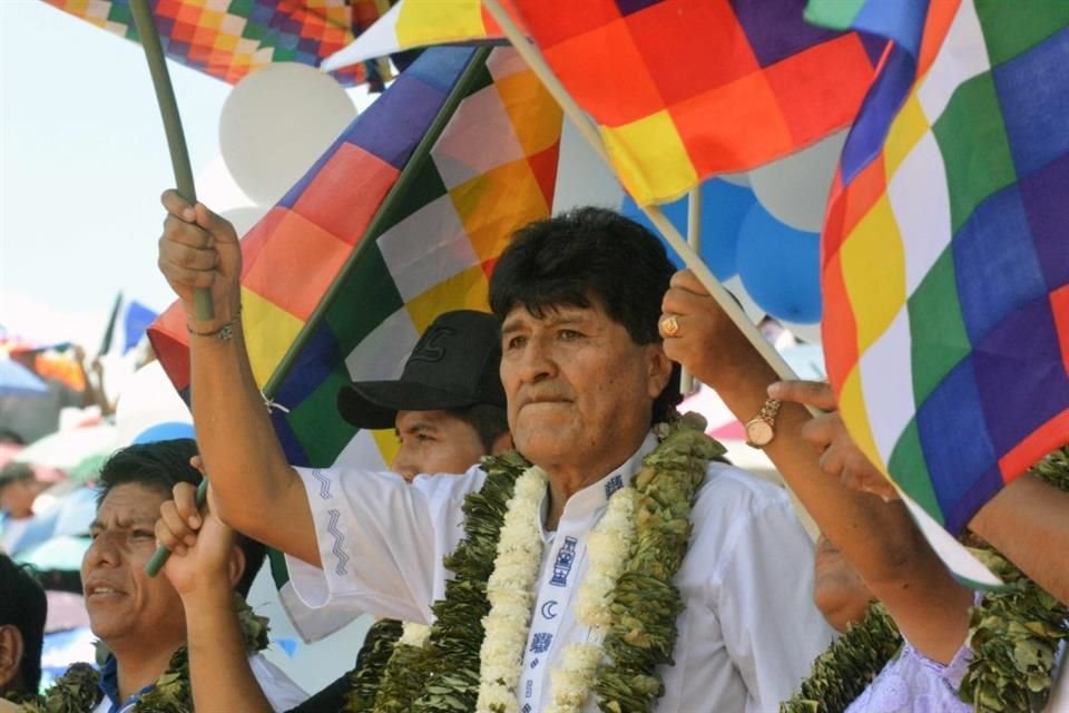 El ex Presidente Evo Morales durante un evento en Cochabamba, Bolivia, el 18 de diciembre del 2024.