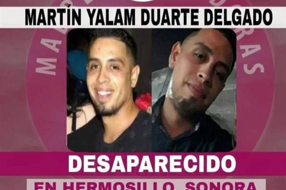 Martín Yalam desapareció en 2017 en Hermosillo.