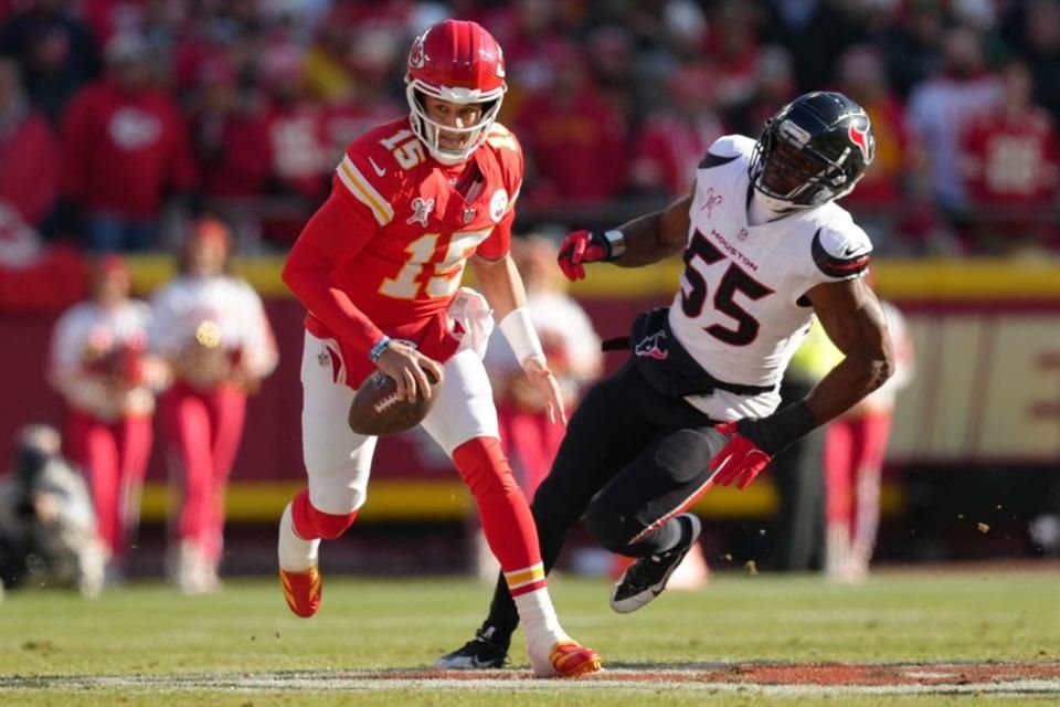 Patrick Mahomes fue protagonista en el triunfo de Kansas City.