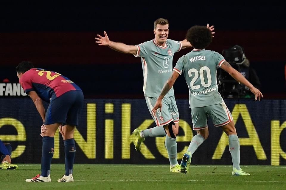 Alexander Sorloth celebra el gol del triunfo.