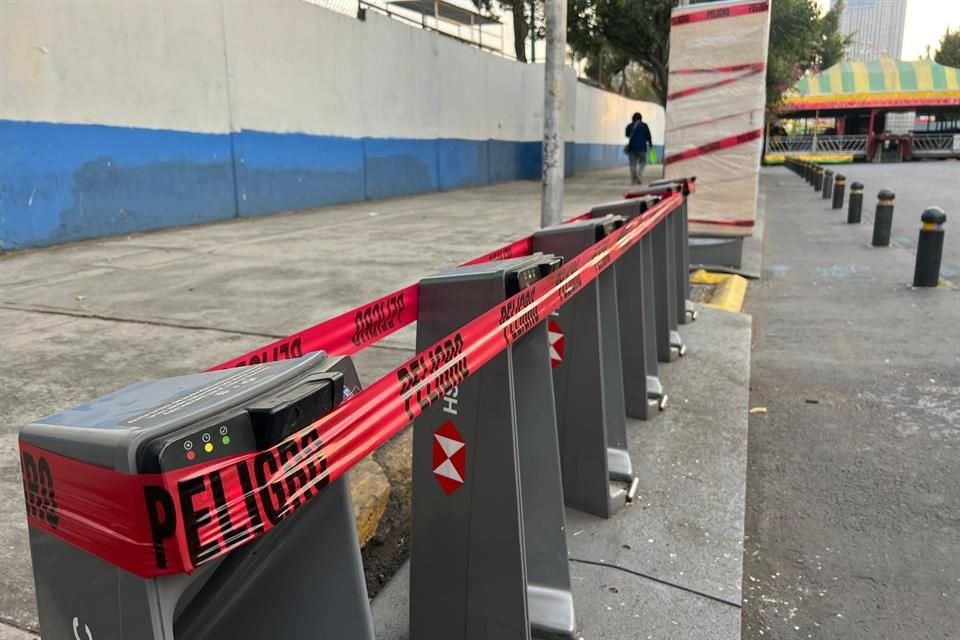 Los espacios para bicicletas estarán fuera de servicio hasta el 8 de enero, según la Secretaría de Movilidad. 