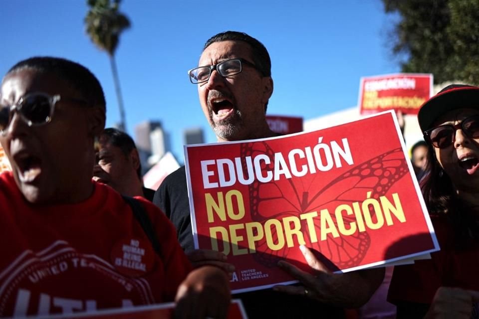 Defensores de los derechos de los migrantes marchan en el 'Día Internacional del Migrante' el pasado 18 de diciembre.