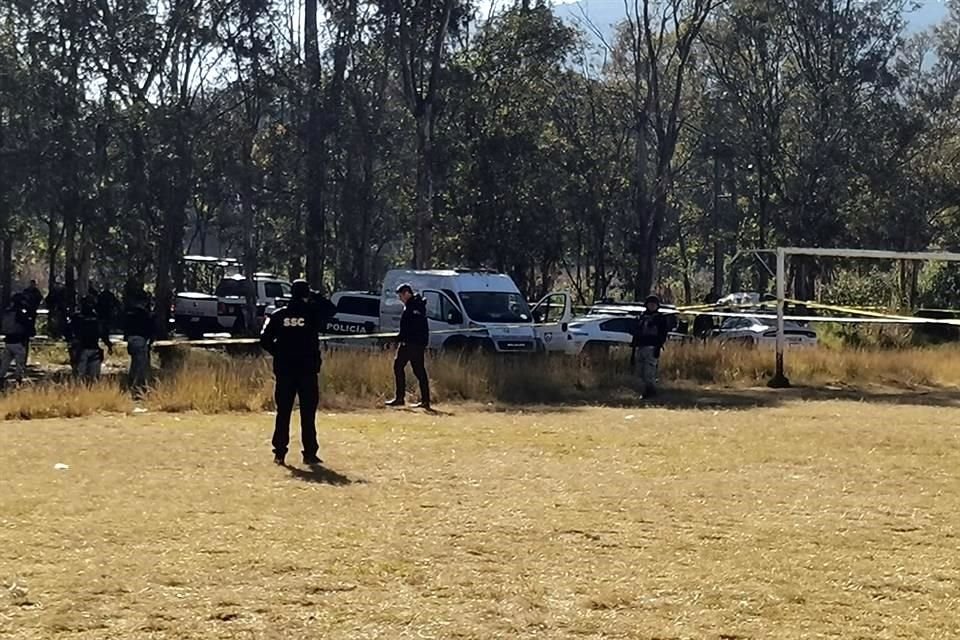 Al lugar llegaron elementos del Ejército Nacional, de la Guardia Nacional y policías de la SSC.