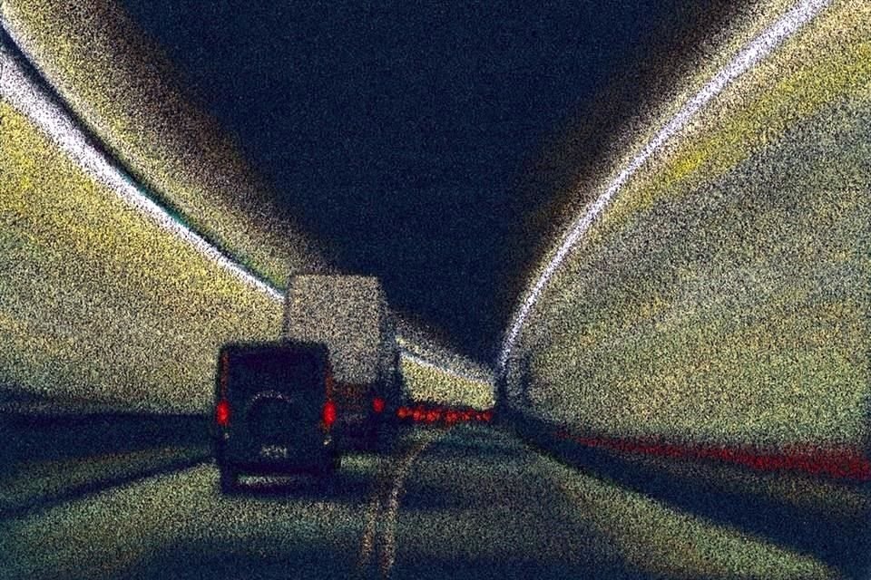 'Heading in-Lincoln Tunnel 3', pieza de 2003 de Jane Dickson.