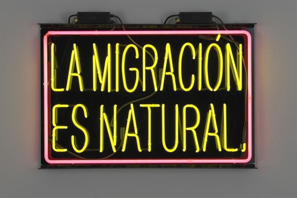 'Migration Is Natural', obra de 2019 de Patrick Martinez.