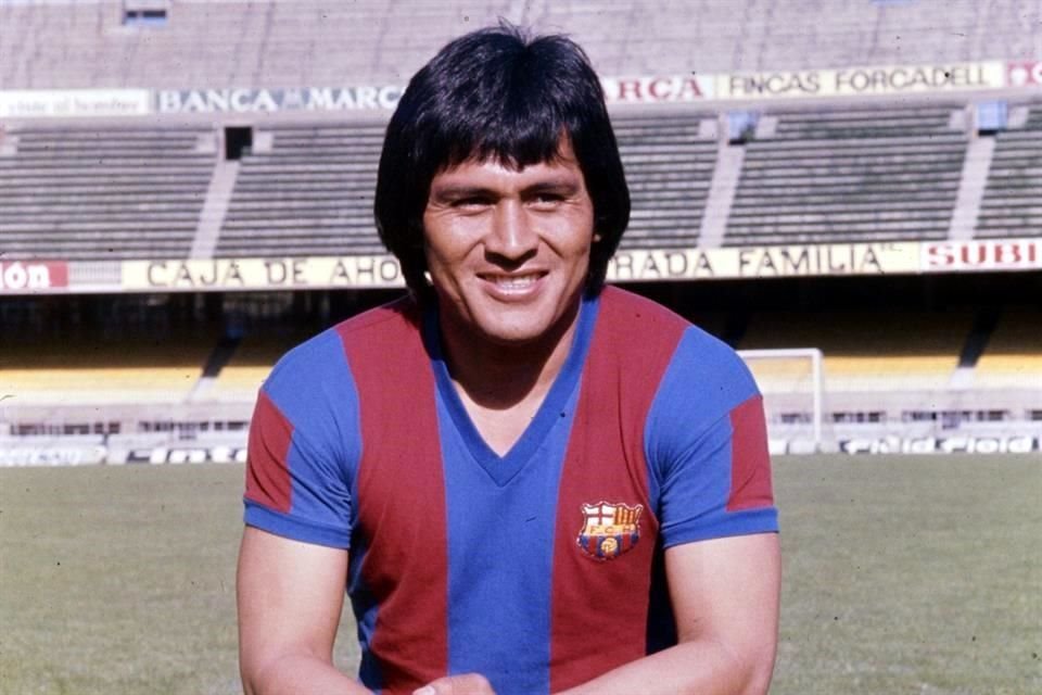 Hugo Sotil defendió los colores del FC Barcelona entre 1973 y 1976.