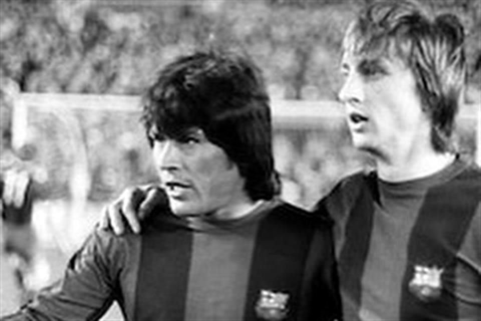 Sotil compartió equipo con Johan Cruyff.