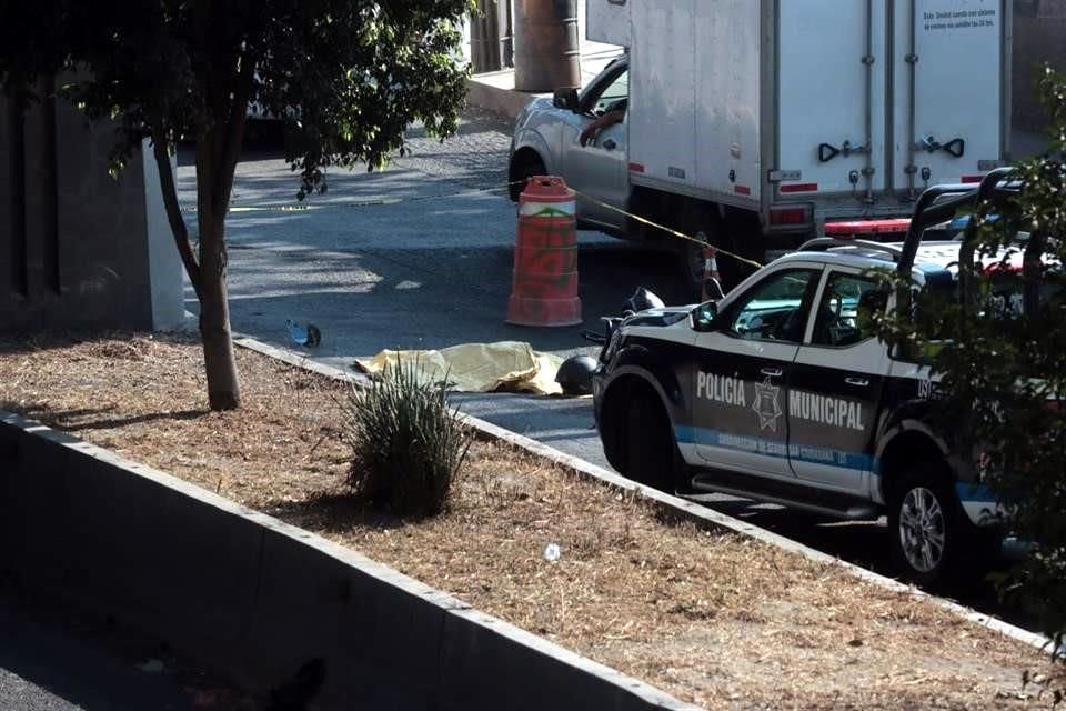 El cuerpo de la joven quedó tendido sobre Avenida Lomas Verdes.