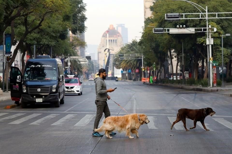 Peatones y deportistas señalaron que se requieren medidas para disminuir la contaminación.