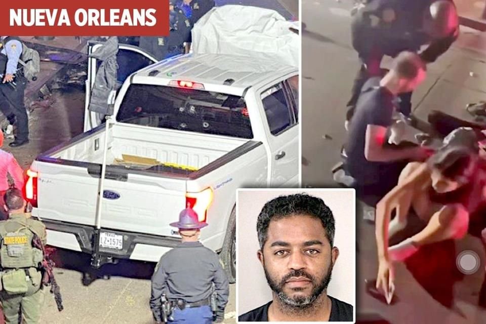 La agresión en Nueva Orleans dejó 15 muertos y 30 heridos, entre ellos dos mexicanos. El conductor que los atropelló fue identificado como Shamsud-Din Jabbar.