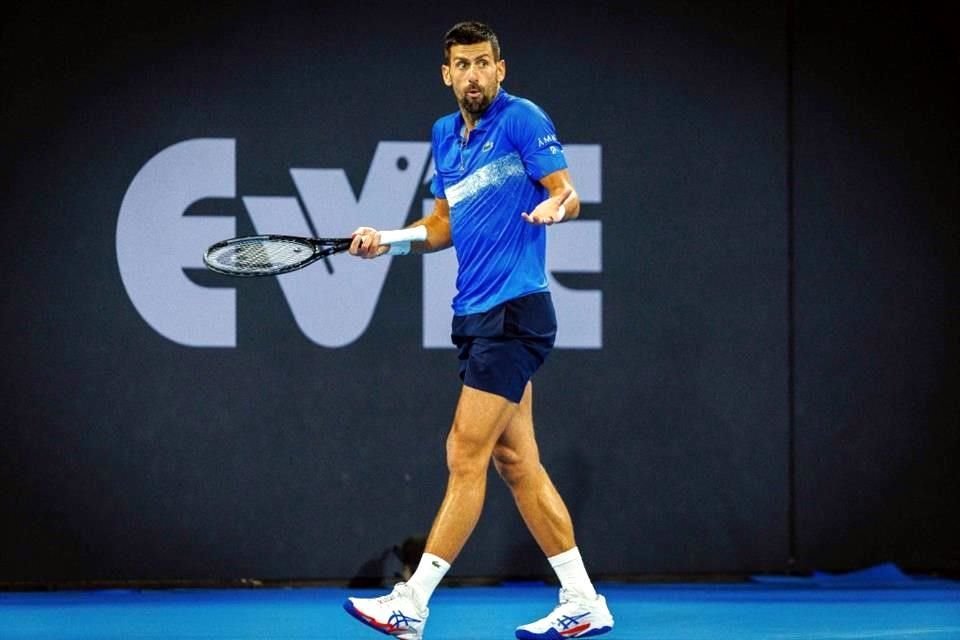 Novak Djokovic no logró en Brisbane el primer título del 2025.