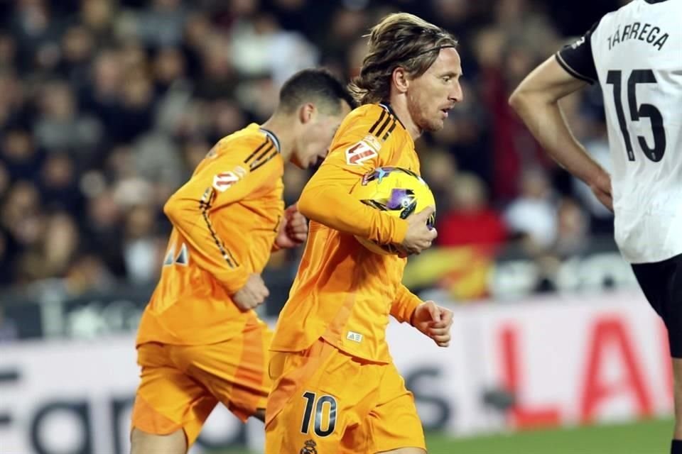 Modric igualó el partido.