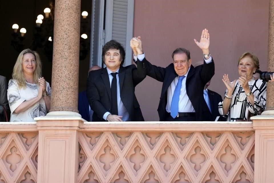 El Presidente Javier Milei recibió en la Casa Rosada al opositor González Urrutia, quien reivindica victoria en elecciones de Venezuela.