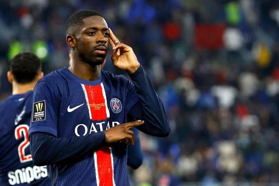 Ousmane Dembelé anotó al minuto 92 para darle al PSG su título 13 en la Supercopa de Francia.