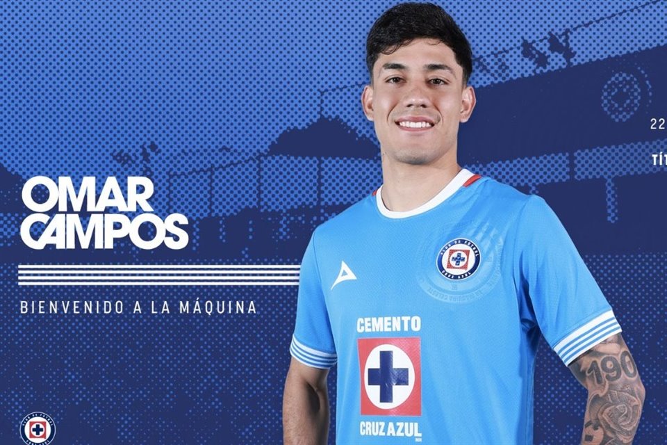 Cruz Azul anunció el fichaje del lateral mexicano Omar Campos para el Clausura 2025, tras concretarse su venta por parte de LAFC de la MLS.