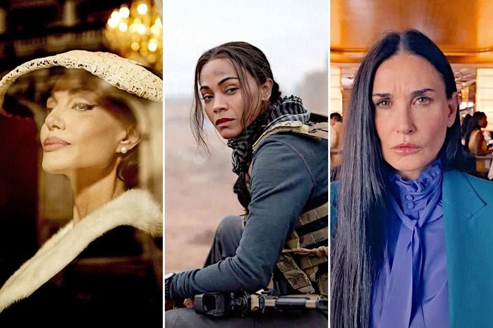 Angelina Jolie, Demi Moore, Swinton, Saldaña, Madison y Zendaya comparten algo en común: se exigen mucho a la hora de actuar.