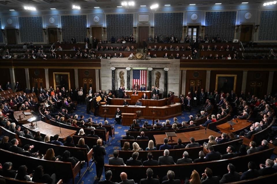 El Congreso de EU se reúne para certificar la victoria de Donald Trump, el 6 de enero del 2024.