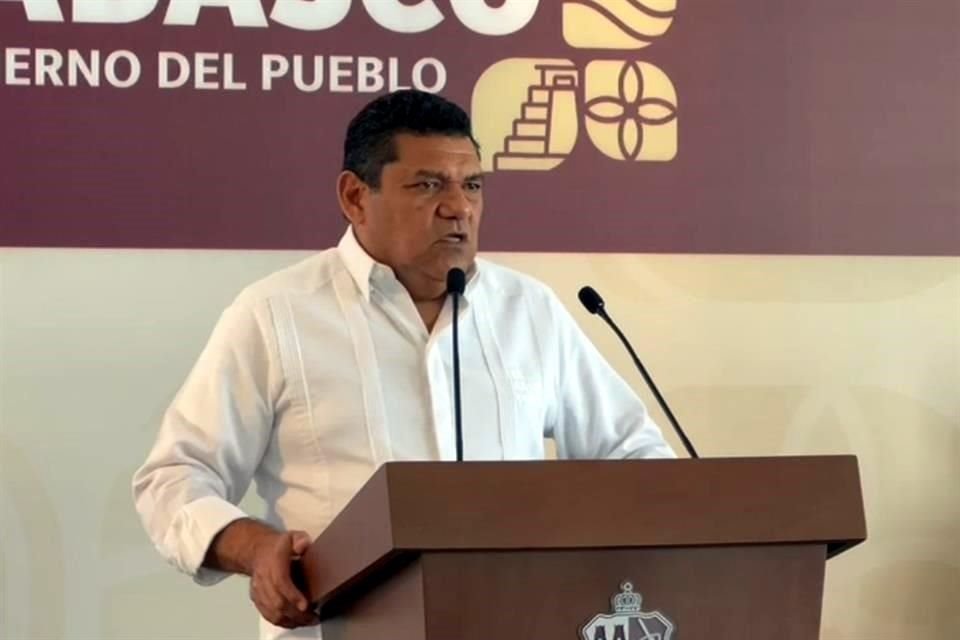 Javier May, Gobernador de Tabasco.