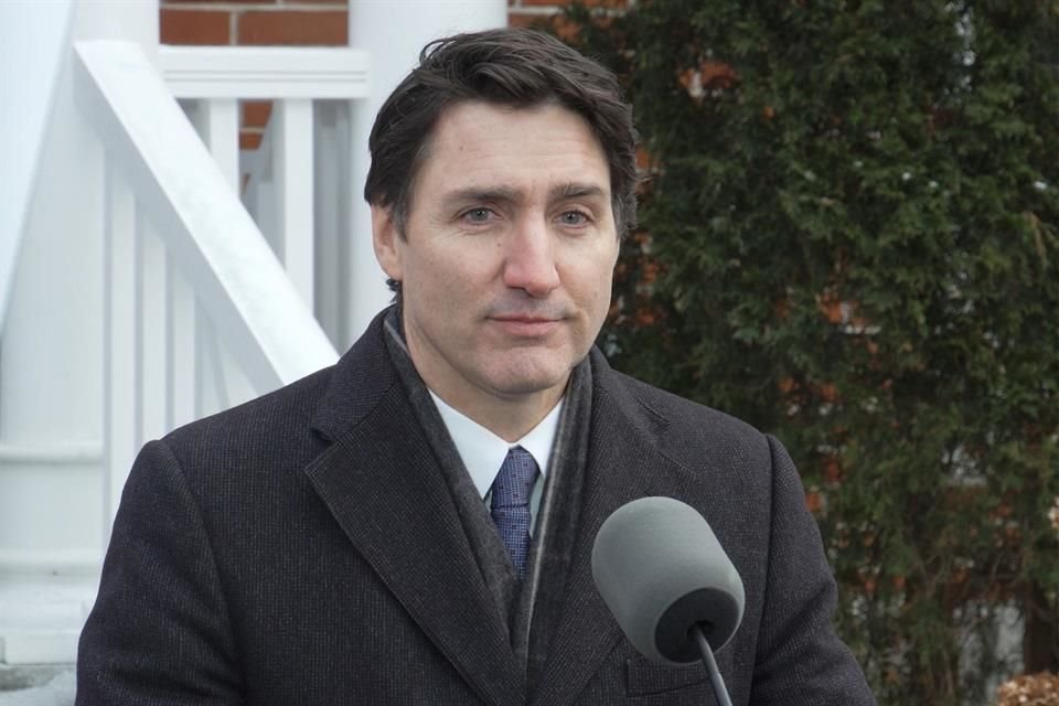 El Primer Ministro Justin Trudeau durante una conferencia de prensa en Ottawa, el 7 de enero del 2025.