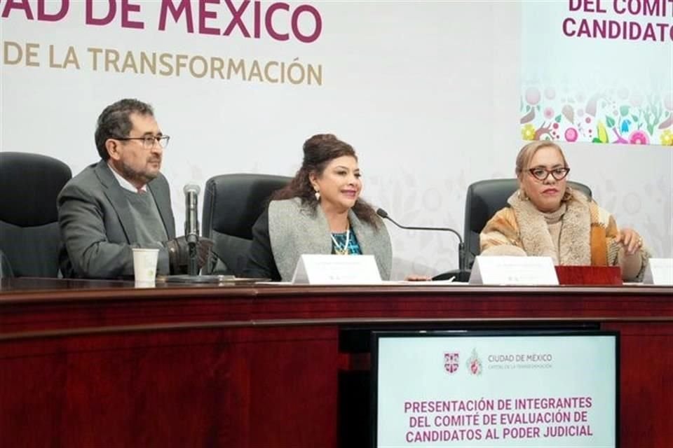 La Jefa de Gobierno afirmó que la integración del comité se hizo con con base en la trayectoria profesional y personal.