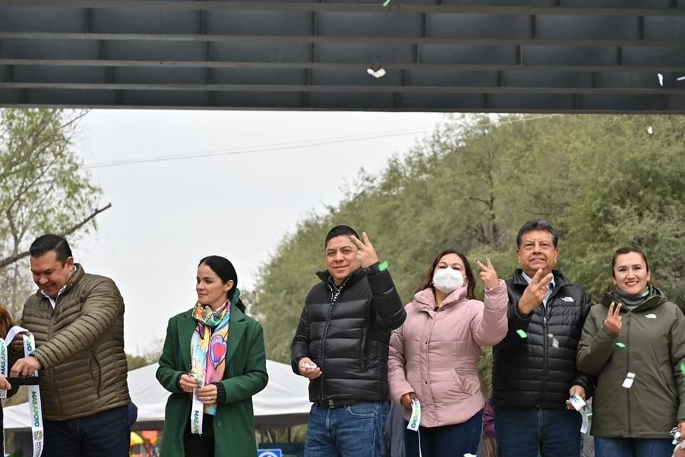 Ricardo Gallardo inaugura parque lineal más grande de México