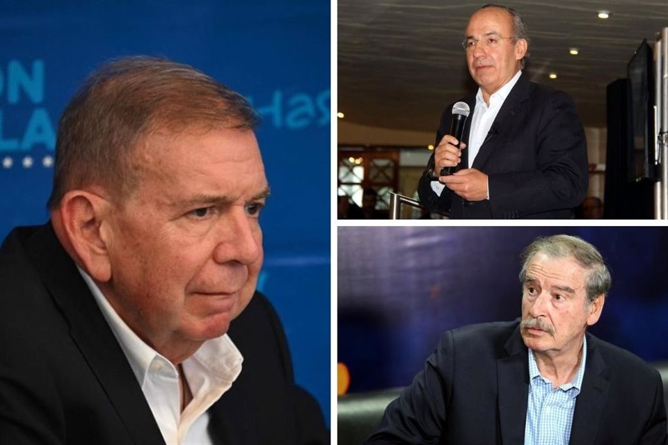 Once ex Presidentes de AL, entre ellos Fox y Calderón, se reúnen hoy con opositor Edmundo González, a 2 días de la investidura presidencial.