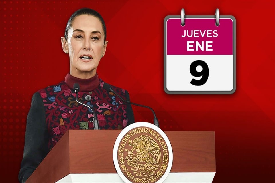 Revisa los temas de los que habló la Presidenta Claudia Sheinbaum en la mañanera de este jueves 9 de enero.