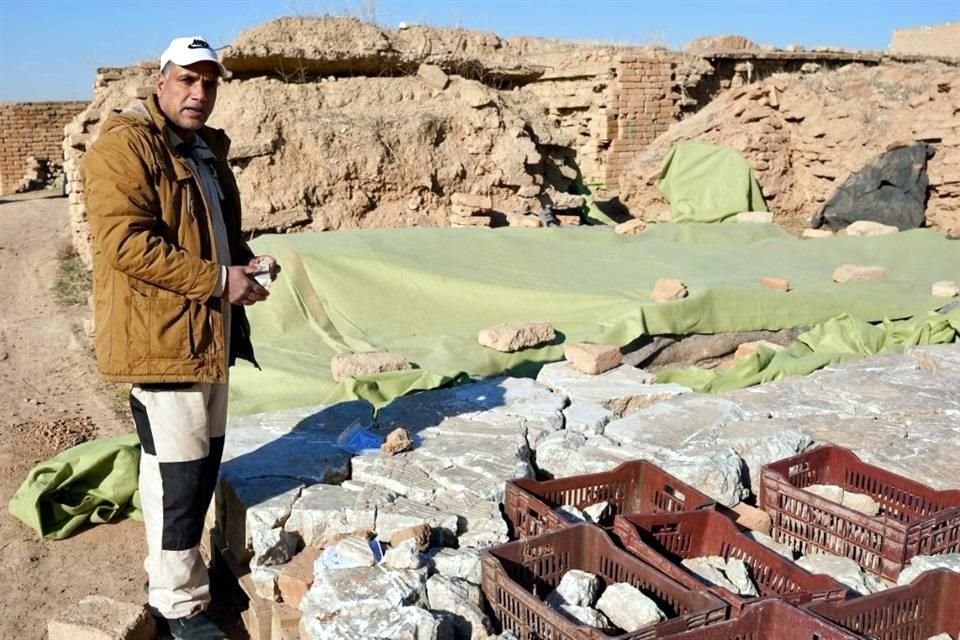 La excavación a cargo de los arqueólogos iraquíes ha permitido recuperar más de 35 mil fragmentos.