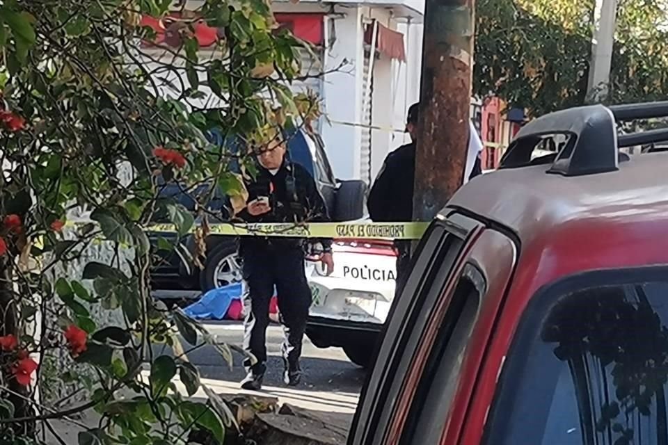 El cuerpo quedó tendido en el cruce de la Calle 55 y la Avenida 6. 