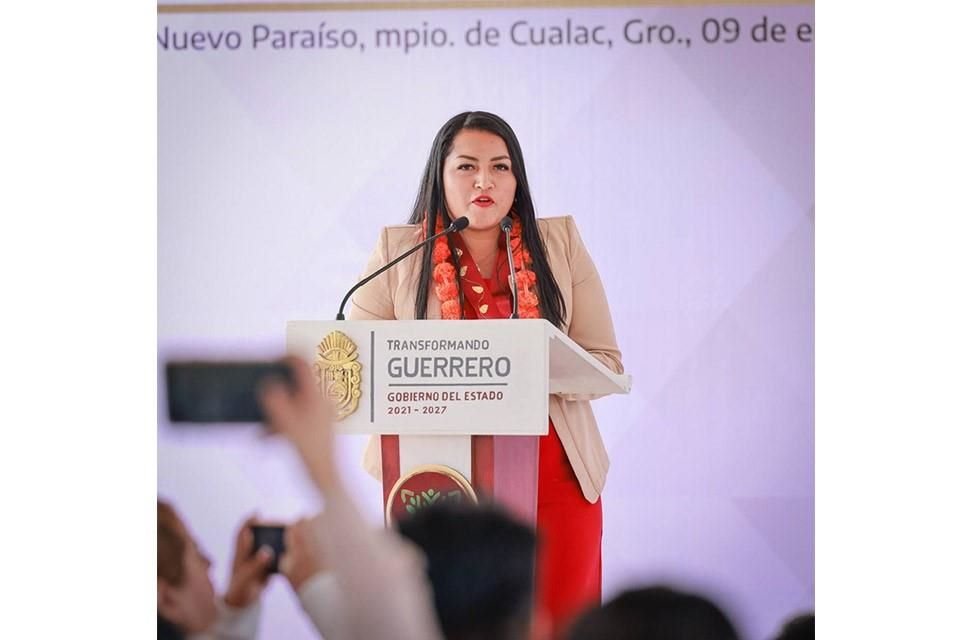 Evelyn Salgado reafirma su compromiso con La Montaña